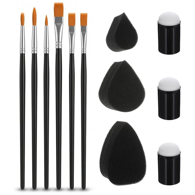Body Brush - مجموعة أدوات تلوين الوجه والجسم A84E-احترافية