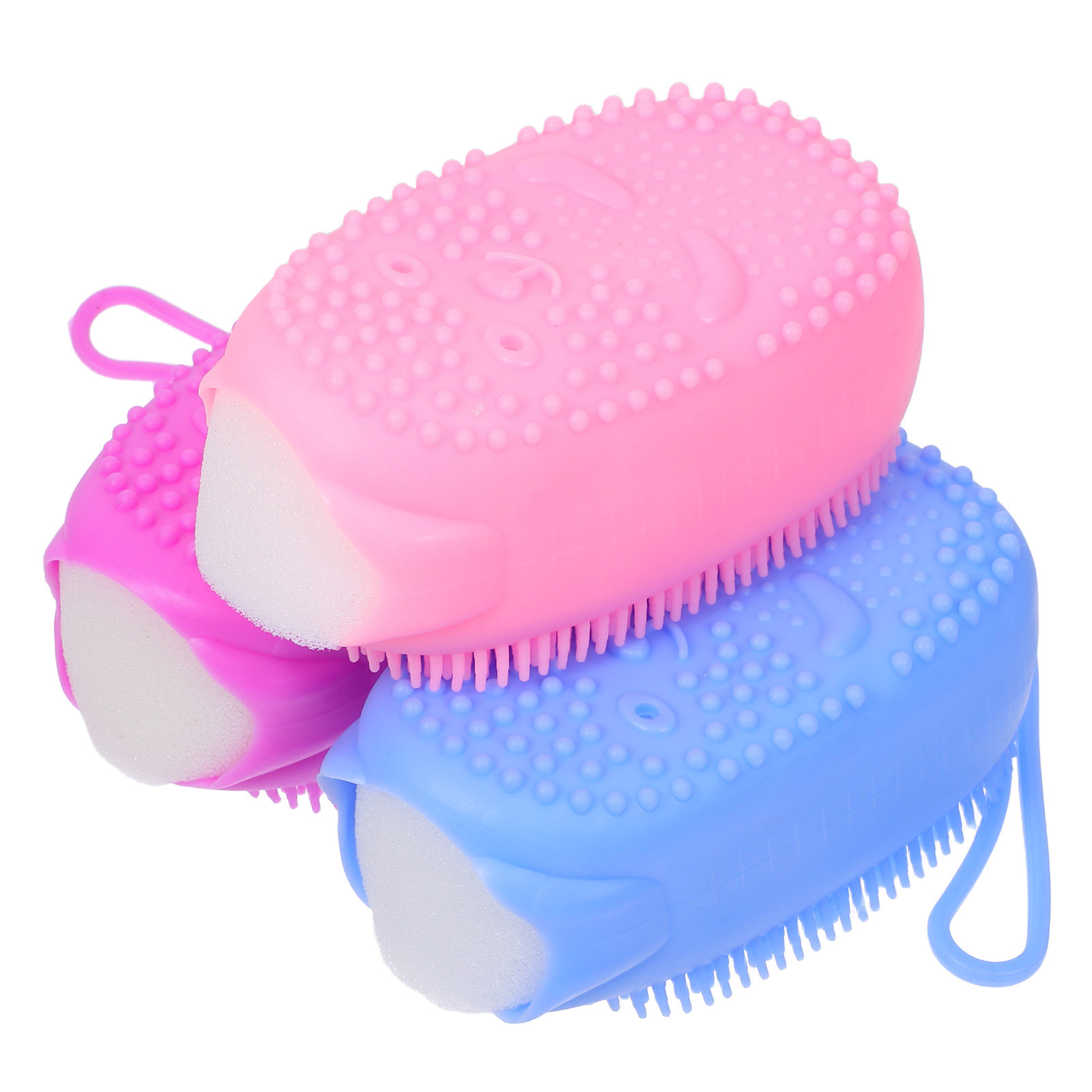 Body Brush - 3 قطع من إسفنج التقشير لتنظيف