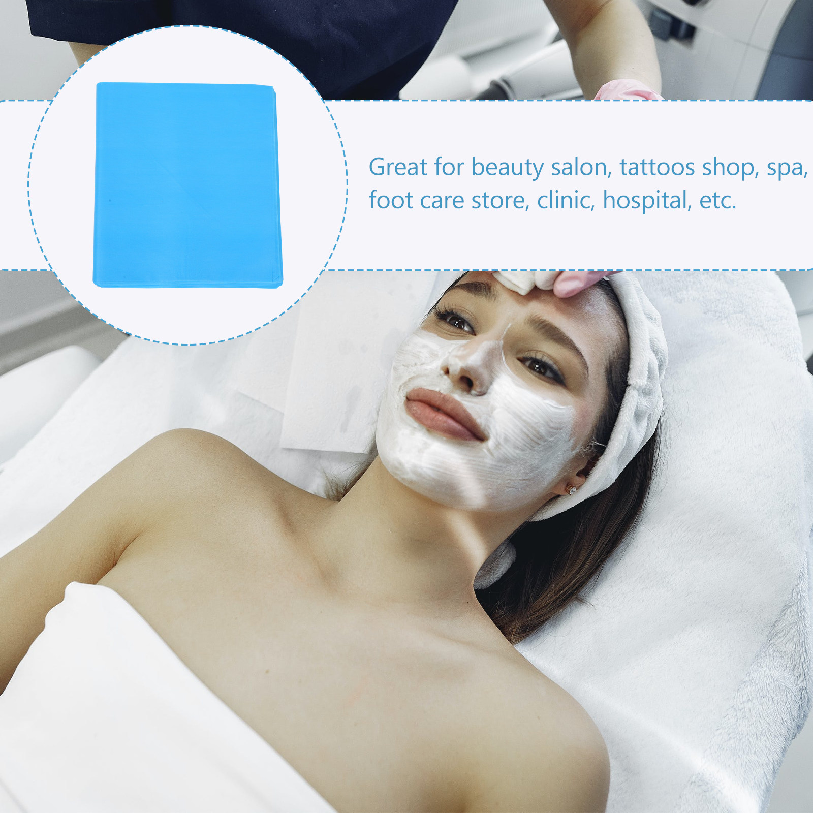 100 منشفة قدم للاستعمال مرة وا - مراجعة Spa Towel وسعره