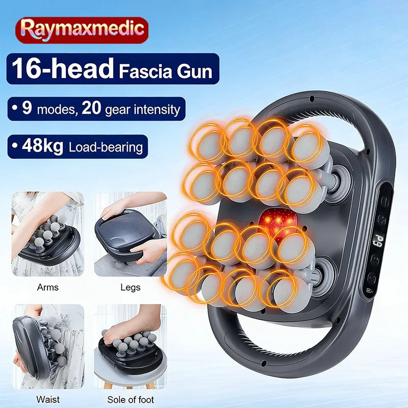 مسدس تدليك عالي التردد بـ 16 ر - مراجعة Massage Gun وسعره